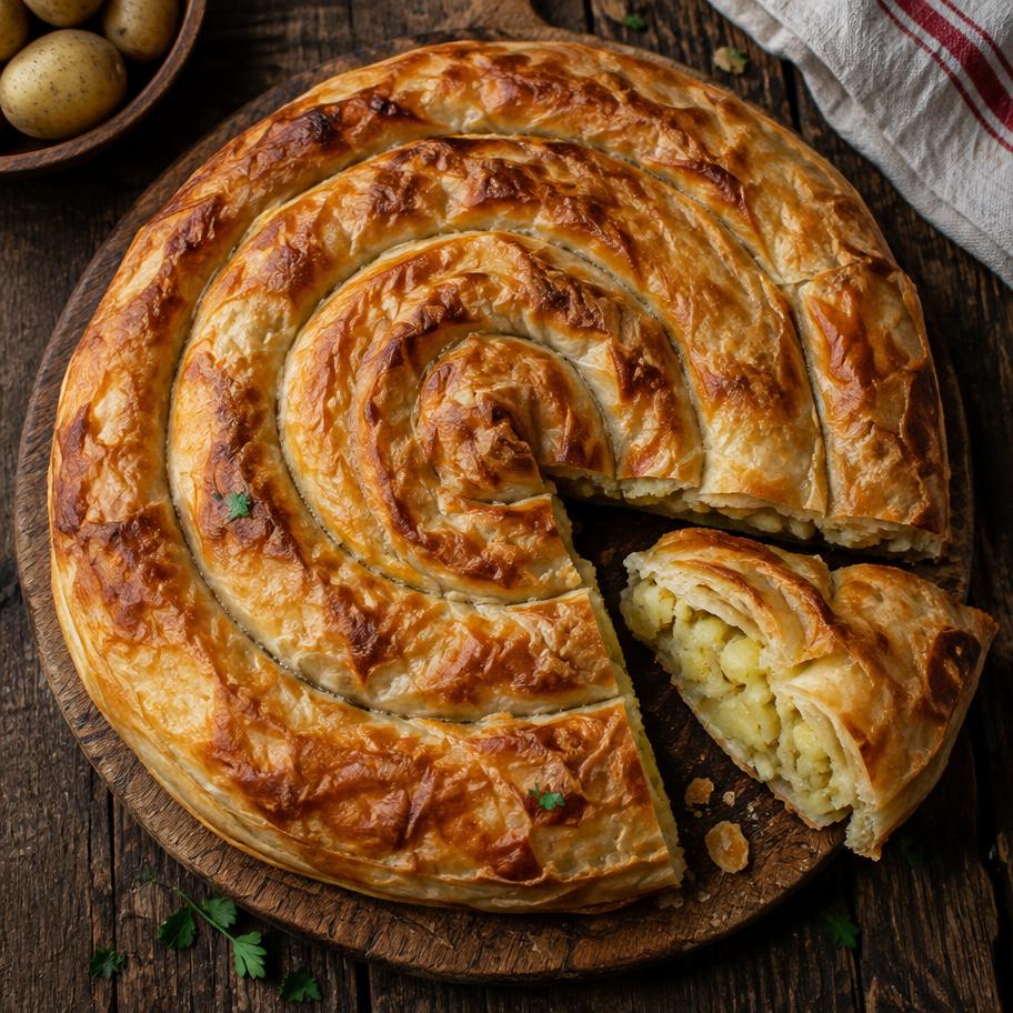 Krompiruša – domaća pita